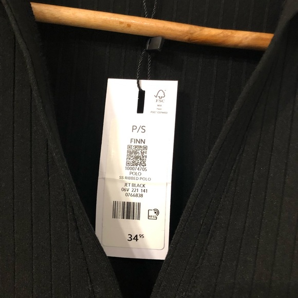 Dynamite Finn Short Sleeve Polo Shirt Top BNWT - Picture 7 of 7